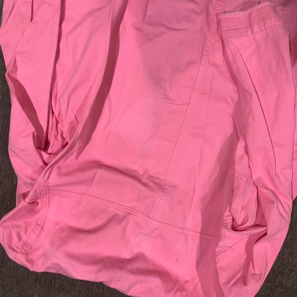 Mud Pie M/L Pink Shacket - Picture 4 of 5